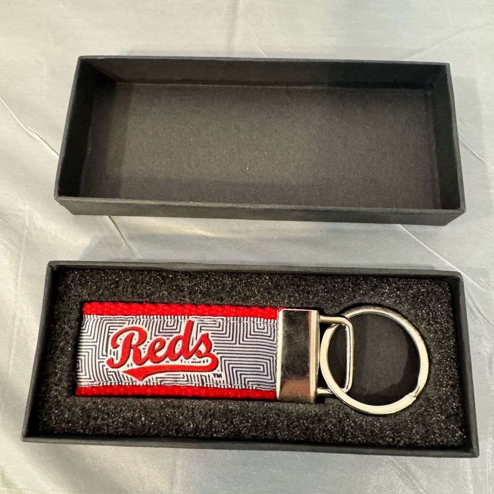 Cincinnati Reds x Toyota Keychain | Fabric Wristlet Key Fob | Gift Boxed